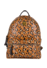 Leopard Print Backpack, front view